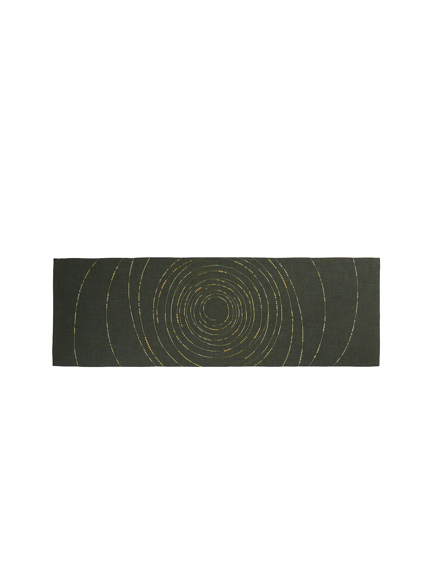 SANDER | Tischläufer CHIMES 50x150cm Hunter Green | 